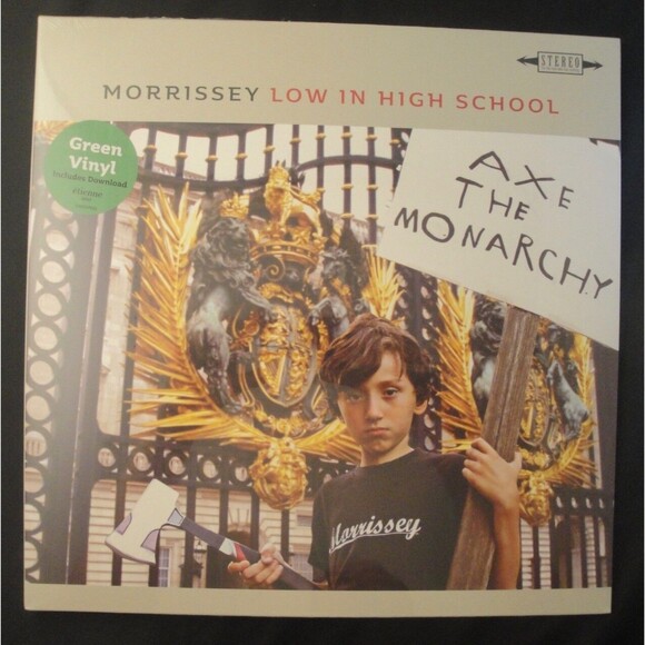 Morrissey - Low In High School - Indie Only Green Colored Vinyl, LP, NEW, Sealed - Picture 1 of 3